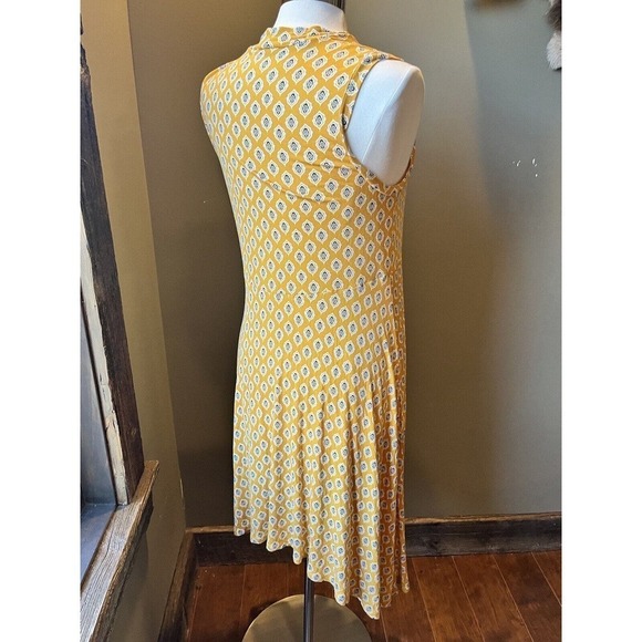 Anthropologie Maeve Palais Mock Neck Swing Soft Stretch Jersey Dress READ - Picture 4 of 7